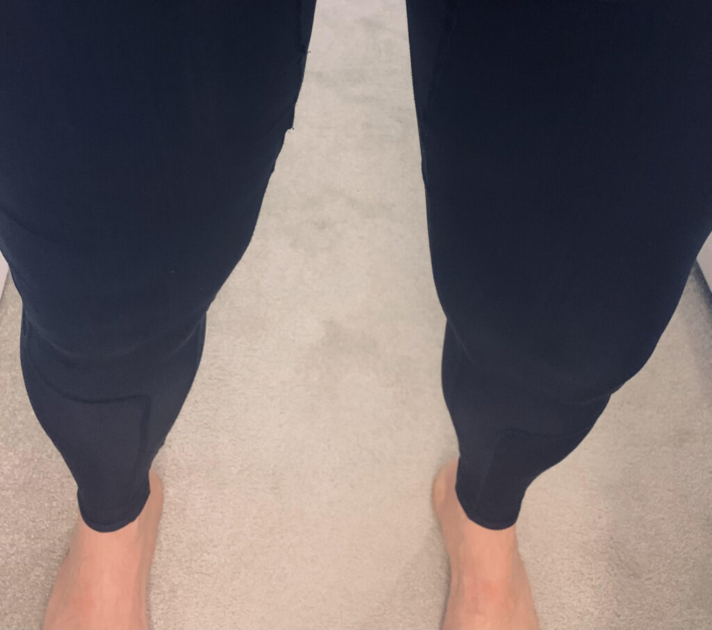 My legs in under armour compression tights