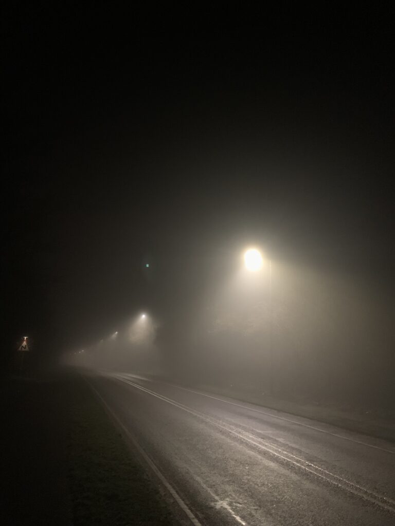 Freezing fog at Thundridge, Herts